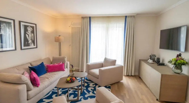 Двухместный номер Deluxe с балконом Hotel Rosenpark