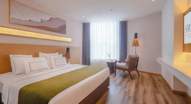 Двухместный номер Deluxe с частичным видом на море Отель Starcity Bayfront Nha Trang