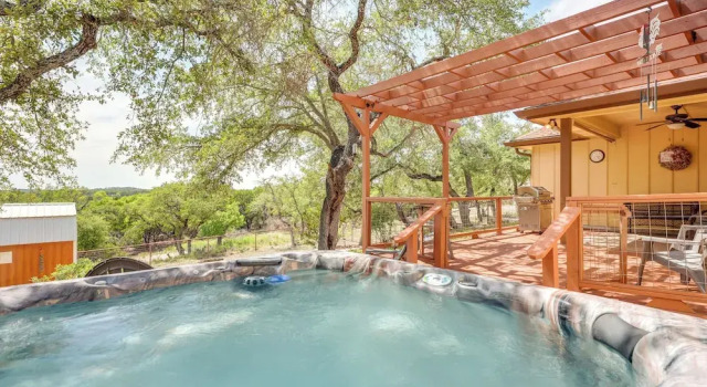 Коттедж Lodge at Rocky Creek with Private Hot Tub and Yard!