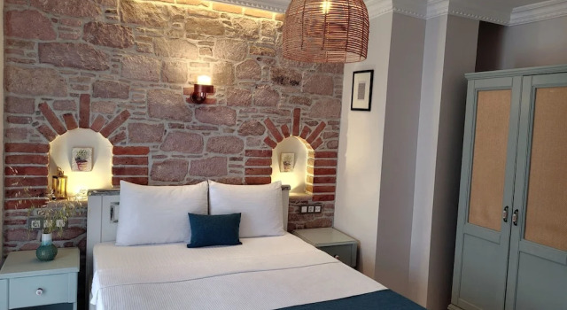 Двухместный номер Standard с балконом Cunda Rooms