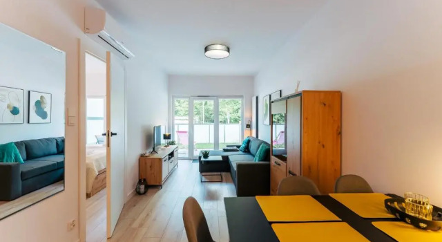 Полулюкс с видом на сад Ustronie Apartments 20m do plaży