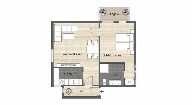 Студия Comfort Ferienwohnungen Landhaus Meran inkl MeineCardPlus