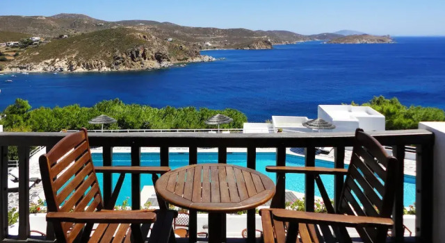 Номер Standard с балконом и с красивым видом из окна Patmos Paradise Hotel