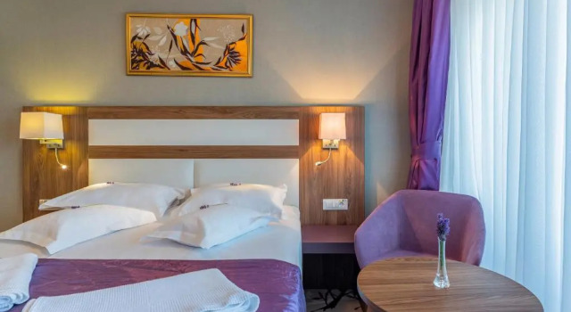Standardní Dvoulůžkový s manželskou postelí pokoj s balkonem a a výhledem na moře Hotel New Belvedere