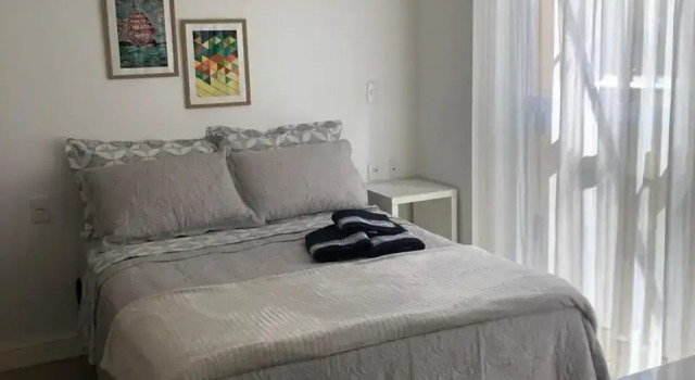 Flat no centro a 250 metros da praia