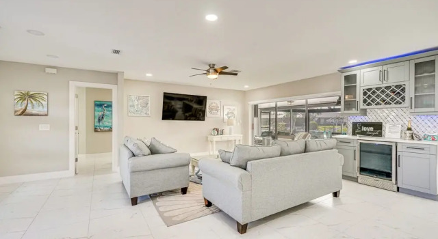 Canal-front Escape w/ Lanai & Pool in Cape Coral!