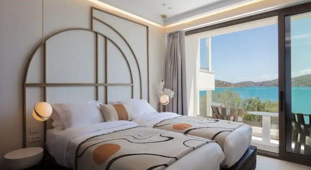Двухместный номер Superior с балконом и с видом на море Naiades Boutique Hotel - Adults Only