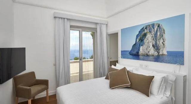 Deluxe dublă cameră cu balcon și cu vedere la mare Casa Dani Capri