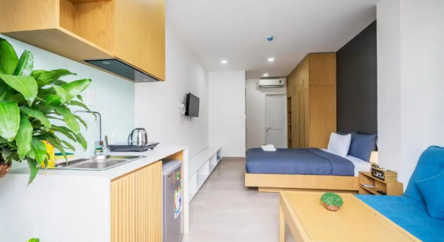 Студия с балконом Babylon D3 Serviced Apartment