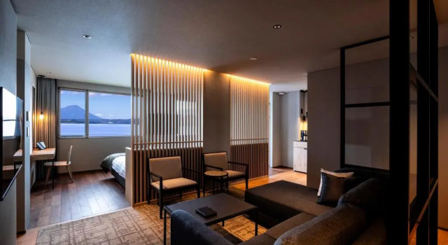 Двухместный номер Nonokaze-club building Deluxe The Lake View Toya Nonokaze Resort