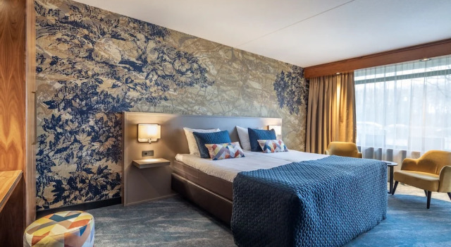 Двухместный номер Comfort с балконом и с видом на сад Hotel van der Valk Wolvega-Heerenveen