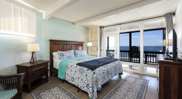 Номер Standard с балконом и с красивым видом из окна Beachfront Retreat