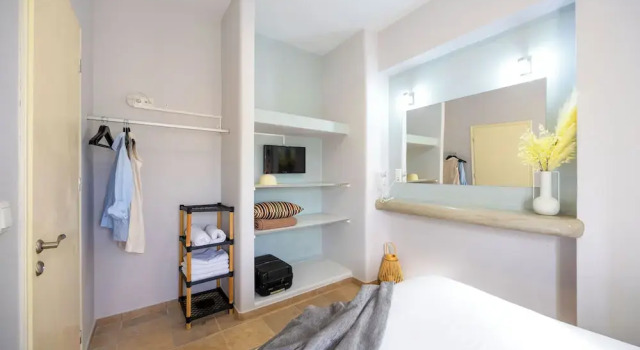 Двухместные апартаменты с балконом Sahara Beach Apartments - Kastraki