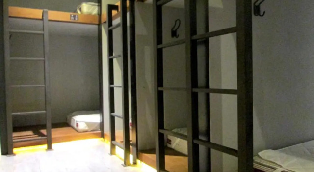 Кровать в общем номере Kiwi Express Hotel-Taichung Station II