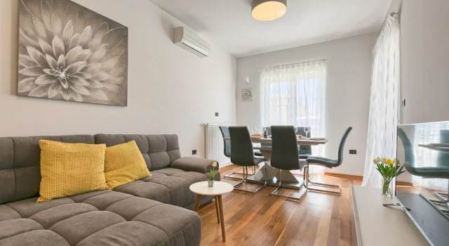 Апартаменты Grand с 3 комнатами с балконом Adriatic Apartments