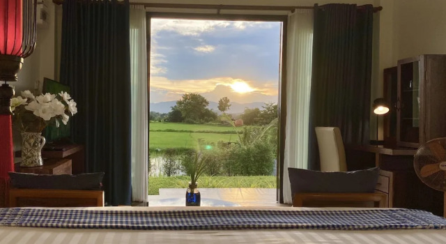 Двухместный номер Deluxe с видом на горы Nan Seasons Boutique Resort