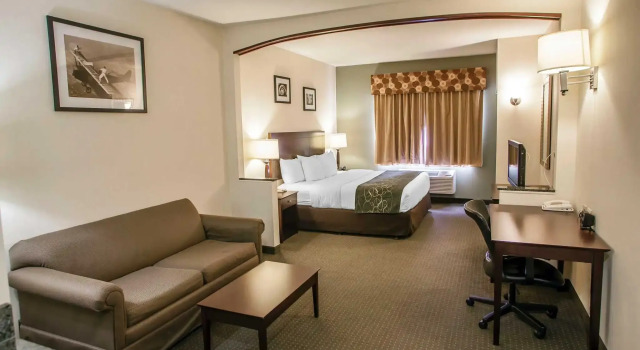 Двухместный люкс c 1 комнатой Comfort Suites Elgin Northwest