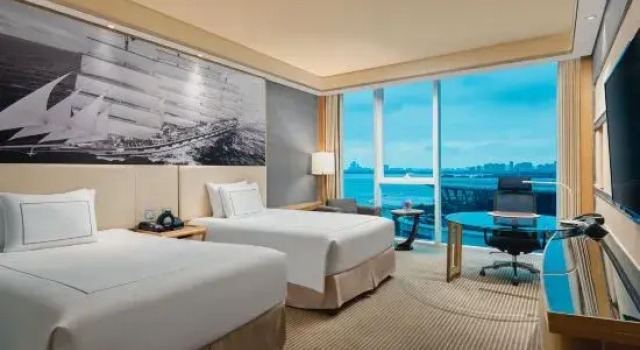 Номер Deluxe с видом на озеро Crowne Plaza Suzhou by IHG