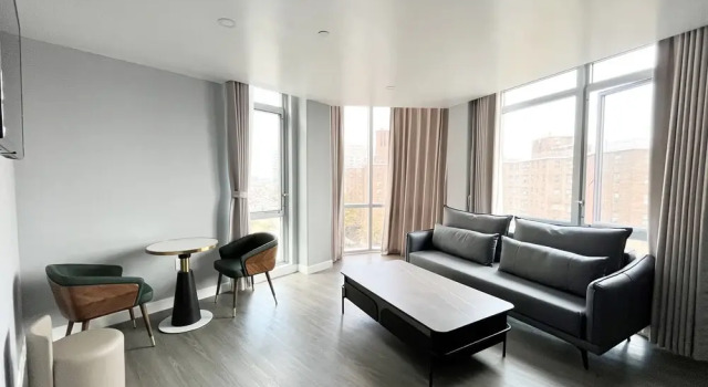 Люкс Deluxe с видом на город Starlight Hotel Near LGA Airport