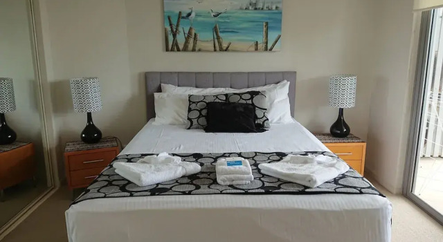 Апартаменты c 1 комнатой с балконом и с видом на океан Scarborough Beach Resort Brisbane