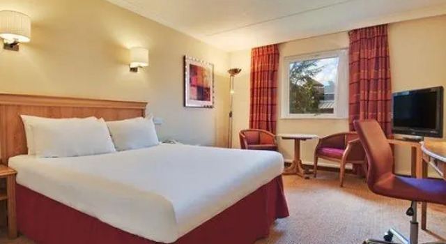 Кровать в общем номере Holiday Inn Express Portsmouth   North by IHG