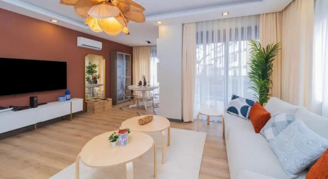 Апартаменты Sleek and Central Apartment in Muratpasa