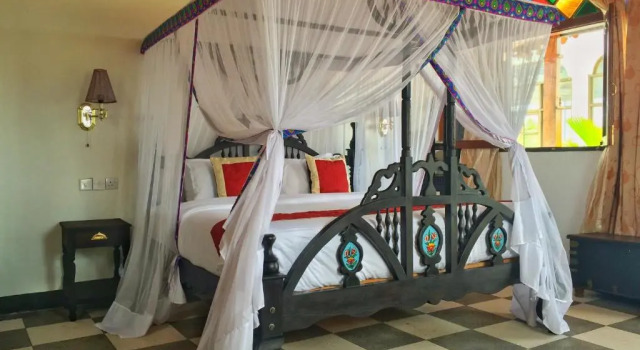 Двухместный номер Deluxe с видом на море Dhow Palace Hotel
