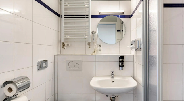 Одноместный номер Standard a&o Aachen Hauptbahnhof
