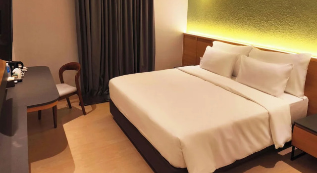 Двухместный номер Deluxe c 1 комнатой с видом на город Khas Palu Hotel