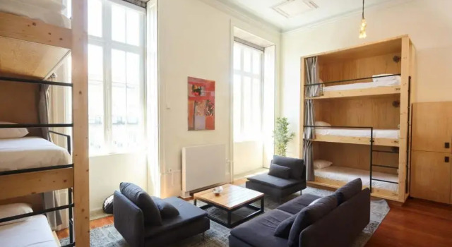 Кровать в общем номере The Passenger Hostel