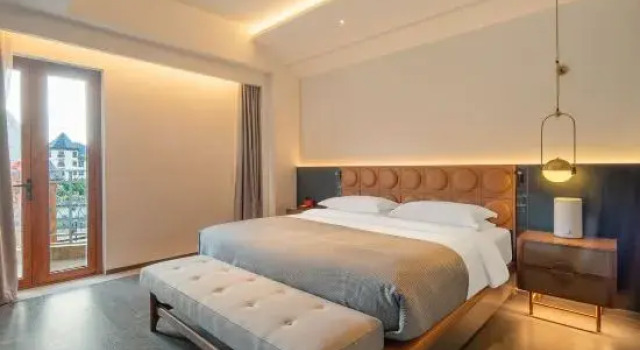 Люкс Дуплекс с 2 комнатами Zhangjiakou Fulong Fengling Yuegu Fanwoods Hotel