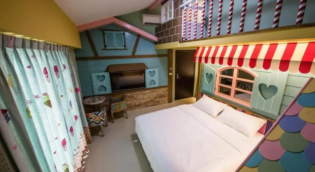 Четырёхместный номер Superior с видом на горы Hi Kids B&B
