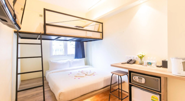 Кровать в общем номере Fragrance Hotel - Balestier