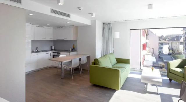 Executive- etværelseslejlighed Base Nyon