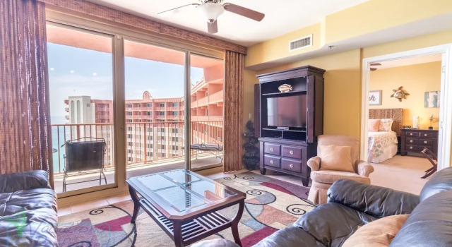 Shores Of Panama 2217 1 Bedroom Condo, Забронировать Отель Панама-Сити Панхэндл Флорида, рядом с Загородный клуб "Сигнал Хилл"