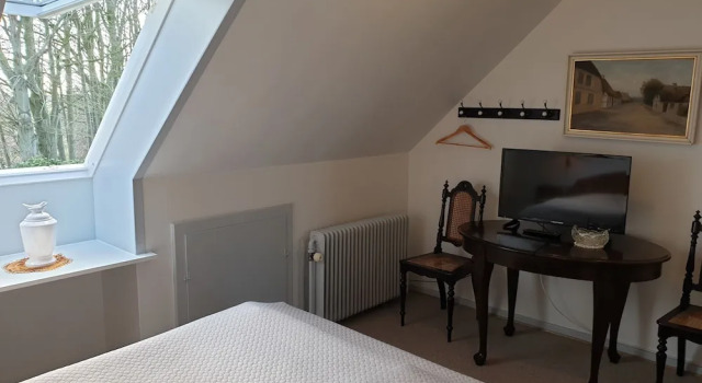 Økonomi- hytte med flodudsigt Gørdinglund Herregård Mainbuilding