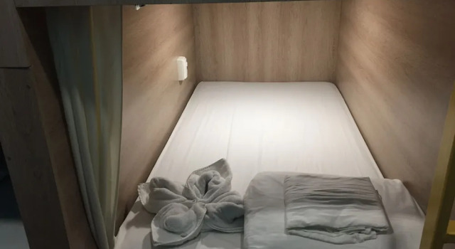 Кровать в общем номере (женский номер) Hostel the pod 33