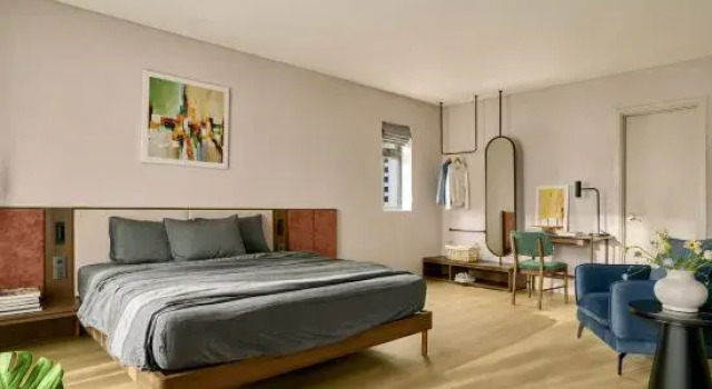 Полулюкс с балконом и с видом на город Express by M Village 46 Thảo Điền, a brand of Modern Village Lifestyle