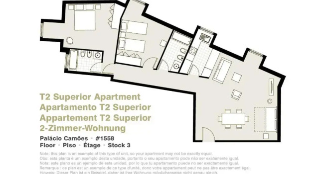 Апартаменты с 2 комнатами LSA Palácio Camões by Numa