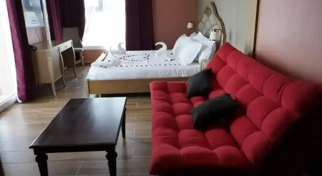 Двухместный номер Deluxe с балконом и с видом на море Hôtel Plaza Arzew