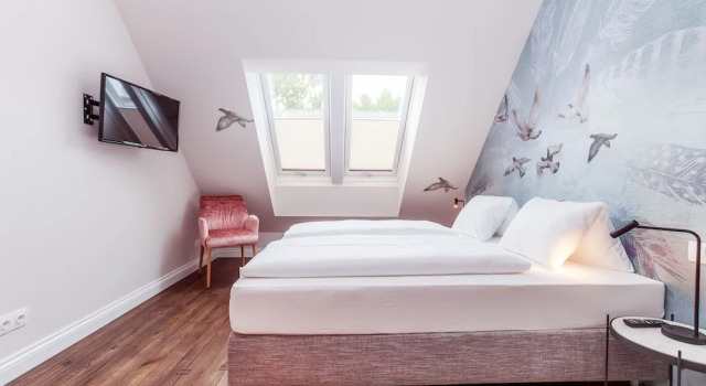 Номер Deluxe Пентхаус с 3 комнатами с балконом и с видом на сад Urban Lodge - Apartments Vienna