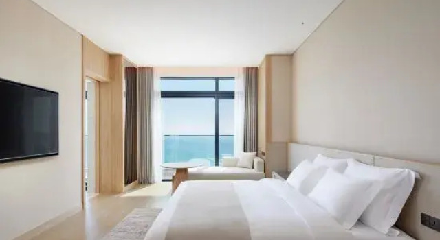 Двухместный люкс с видом на океан Shillamonogram Gangneung Hotel