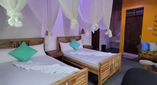 Двухместный номер Deluxe с видом на бассейн Sand and Sunset JGM Hotel, Paje