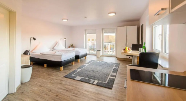 Двухместный номер Deluxe с балконом Hotel Flensburg Akademie