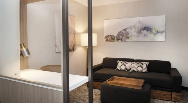 Люкс c 1 комнатой с видом на океан SpringHill Suites by Marriott Seattle Issaquah