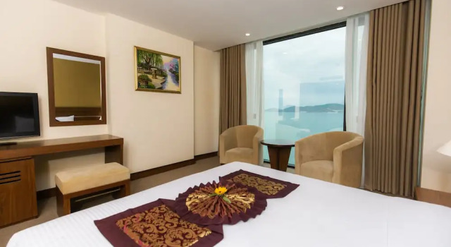Двухместный номер Deluxe с видом на океан Muong Thanh Grand Nha Trang Hotel