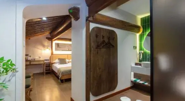 Люкс с 2 комнатами Pu she·Chinese style elegant courtyard vacation accommodation(Pingyao Scenic Area Store)