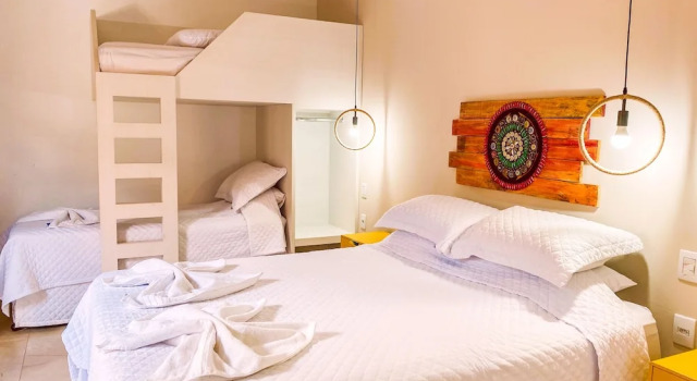 Четырёхместный номер Comfort Pousada Quintal da Lua