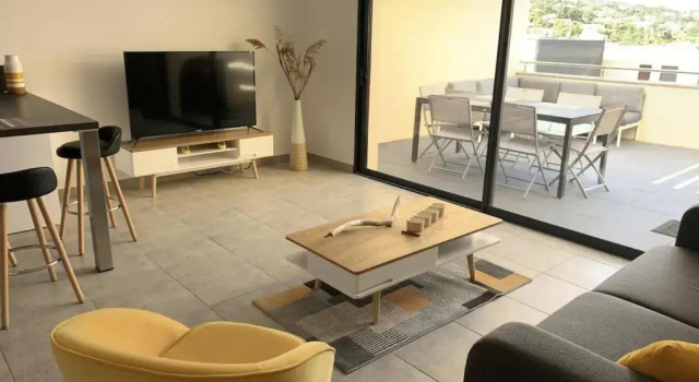 Appartement T3 de standing, vue mer - Porticcio, Varaa Huoneisto Porticcio 