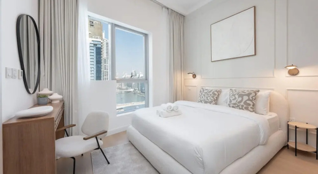1 Bedroom That Sleeps 4 With Great City Views, Забронировать Апартаменты/квартира Апартаменты Эмирата Дубая, рядом с Dubai Marina Yacht Club, Апартаменты/квартира